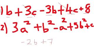 GCSE 91 Maths Collecting Like Terms in 79 Seconds Lets goo KS3 Maths gcse gcsemathsfoundation [upl. by Ahsenat]