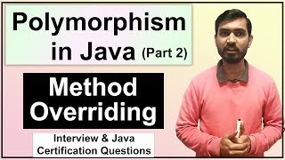 52 Method Overriding in Java [upl. by Hartzke949]