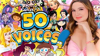 50 VOICE IMPRESSIONS highly requested [upl. by Kelby]