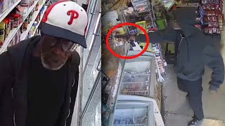 Employee Wrestles Gun From Robber in Convenience Store Cops [upl. by Ostler]