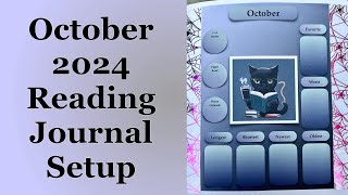 October 2024 Reading Journal Setup [upl. by Brannon]