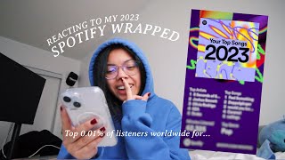 reacting to my spotify wrapped [upl. by Abate]