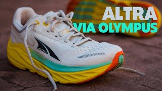 Altra Via Olympus  FULL REVIEW  Zero Drop quotMaxquot Cushion [upl. by Erdried]