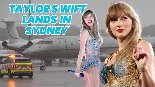 Taylor Swifts Jet Touches Down in Sydney Amid Thunderstorm Drama [upl. by Sheff463]