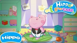 Hippo 🌼Jeu de soin de bébé 🌼 Jeu de dessin animé pour les enfants [upl. by Boycie802]