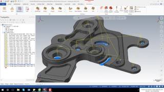 Mastercam 2018 Dynamic Mill 25D Part 4 Finish [upl. by Kellina]