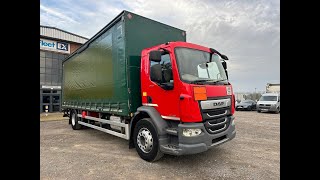 DAF LF260 18TONNE EURO 6 CURTAINSIDER 2017  LK18 ZZF [upl. by Paske]