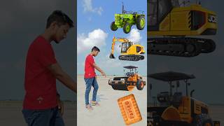 Rounding parle g biscuit to Alto Rollar Jcb amp Tractor  Vehicles names magic video [upl. by Soma]