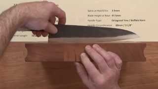 Moritaka AS Gyuto 240mm Quick Look [upl. by Alisan893]