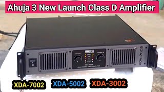 Ahuja New Launch Class D Amplifier XDA7002 XDA5002 XDA3002 Price Details Video Dj Tech Bihar [upl. by Gilberta]