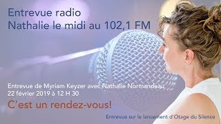 Entrevue radio avec Nathalie Normandeau au 1021 fm [upl. by Hsiekal]