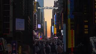 ✨️ Manhattanhenge ✨️ New York City Manhattan Sunset [upl. by Maillw]