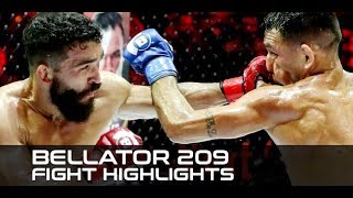 Bellator 209 Fight Highlights Patricio Pitbull Bombs His Way to Bellator Record [upl. by Alyahs]