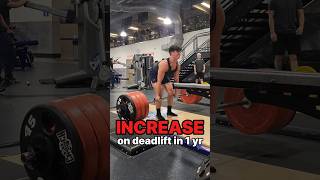 How Much Could You Deadlift After 1 Year💪📈fitness diet motivation workout gym [upl. by Tomaso]