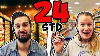 24 Std NUR aus deinem GANG im SUPERMARKT essen 1 Tag nur Süßigkeiten Getränke oder TK Produkte [upl. by Dodwell849]