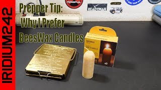 Prepper Tip Why I Prefer BeesWax Candles [upl. by Iris]