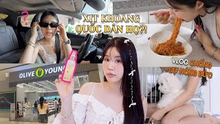 Xịt khoáng quốc dân mà phụ nữ HQ ai cũng dùng ít nhất 1 chai🚿 Vlog chống sự nóng bức😎 [upl. by Anatol125]