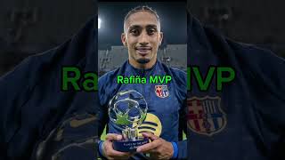 Rafiña MVP championsleague con el fcbarcelona [upl. by Ocirne]