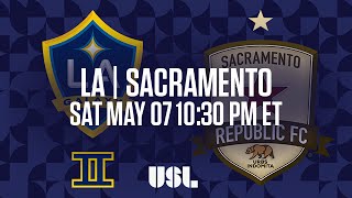 WATCH LIVE LA Galaxy II vs Sacramento Republic FC 5716 [upl. by Ardiedak]