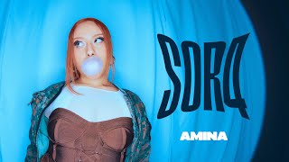 SOR4  Amina Lyrics vidéo [upl. by Amhsirak]