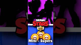 😵 Brawlers Con “Mini” Supers Ultis en Brawl Stars [upl. by Orthman]