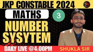 DIVISIBILITY RULE  NUMBER SYSTEM PART 03 MATHS FOR JKP CONSTABLE 2024  JKSSB  BY SHUKLA SIR [upl. by Dulci]