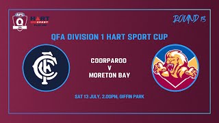 Coorparoo vs Moreton Bay Rd 13 Mens Div 1 13th July [upl. by Eleni]