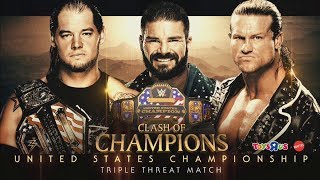 Dolph Ziggler vs Baron Corbin vs Bobby Roodes WWE Clash Of Champions 2017 Highlights HD [upl. by Ainnek]