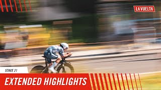 Extended Highlights  Stage 21  La Vuelta 2024 [upl. by Ennaoj901]