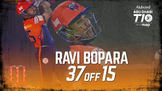 Ravi Bopara I 37 off 15 balls I Day 8 I Super League I Delhi Bulls I Abu Dhabi T10 I Season 4 [upl. by Emerald529]