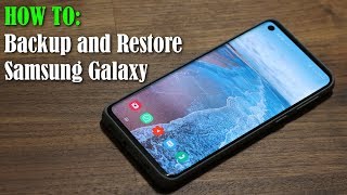 How to Backup and Restore your Samsung Smartphone Contacts Messages Settings etc [upl. by Carline]