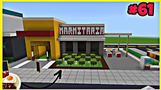 Como fazer uma marmitaria no Minecraft Construindo uma cidade no Minecraft 61 [upl. by Lotz]