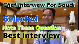 Only Learn These Questions How to Clear Chef Interview  Chef Interview Questions for Saudi Arabi [upl. by Hguh64]