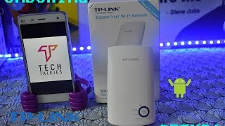 TP Link 300 Mbps WiFi Range Extender Unboxing Easy Setup [upl. by Namaj787]