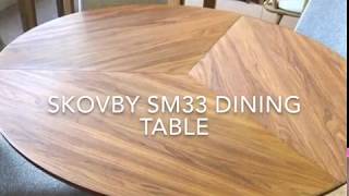 Skovby sm33 Dining Table  Skovby Furniture Range [upl. by Aklam]