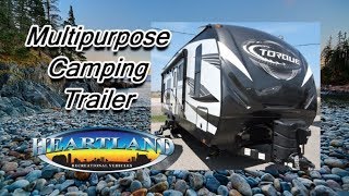 Multipurpose Camping Trailer  2019 Heartland Torque T26 [upl. by Aihpledalihp]