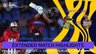 Extended Highlights  Antigua amp Barbuda Falcons vs Trinbago Knight Riders  CPL 2024 [upl. by Yragerg]