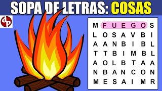 Sopa de Letras 8 cosas diferentes eres capaz de encontrarlas todas [upl. by Atolrac987]