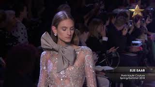 ELIE SAAB Paris Haute Couture SpringSummer 2018 [upl. by Yelsiap328]