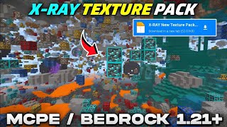 XRAY Texture Pack For MCPEBedrock 121 👁️ XRay Mod For Minecraft Pe 121 [upl. by Gherardo589]