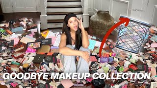 THROWING AWAY MY MAKEUP COLLECTION 2024 lets get rid of everything [upl. by Juna]