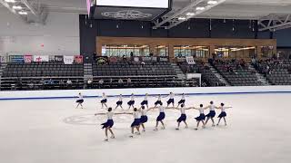 2023 Eastern Synchronized Skating Sectional Championships DC EDGE Juvenile [upl. by Aedrahs]