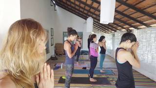 Ashtanga Yoga Chants Closing Mantra from traditional MysoreStyle and Led Primary Series Practice [upl. by Sams]