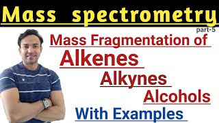 Mass Fragmentation of Alkenes Alkynes amp Alcohols MSMS [upl. by Myrtle]