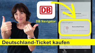 DeutschlandTicket Mit der App DB Navigator und OnlineBanking das Abo starten [upl. by Leone240]