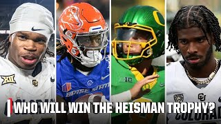 Travis Hunter Ashton Jeanty 🤔 DEBATING Heisman Trophy favorites 🏆  Countdown to GameDay [upl. by Dnesnwot678]