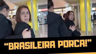 BRASILEIRA É INSULTADA EM PORTUGAL [upl. by Yesiad]