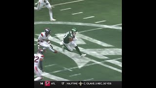 Allen Lazard catches for a 25yard Gain vs Denver Broncos [upl. by Anuahsar]