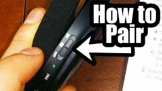 How to Pair Logitech H800 Bluetooth Headset [upl. by Nogras]