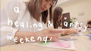 香港VLOG  an artsy weekend 🎨第一次玩Nagomi Art和諧粉彩我的luxurious新香水🌼夏日smoothie香腸蘑菇義大利麵🍝吉吉Studio開張🎉 [upl. by Eldred221]